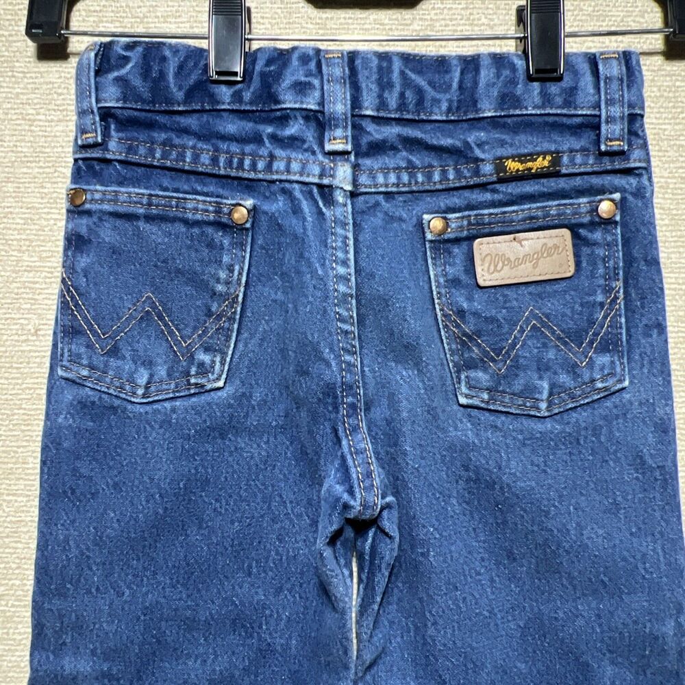 Vtg Wrangler Jeans Size 7 Regular Cowboy Rodeo Bootcut 90s Y2K